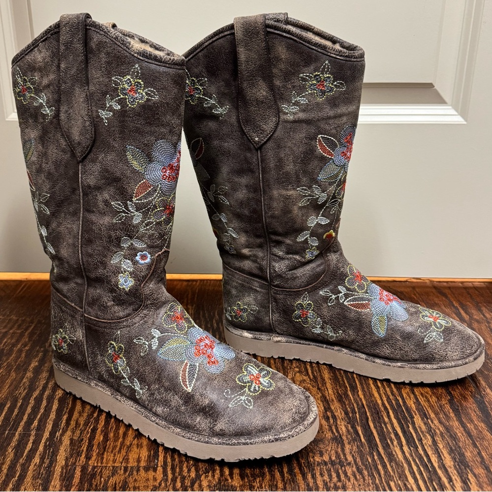 Limited Edition Old Gringo Bonnie Shearling Boots Size 8 B